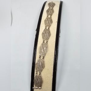 Sterling filigree bracelet